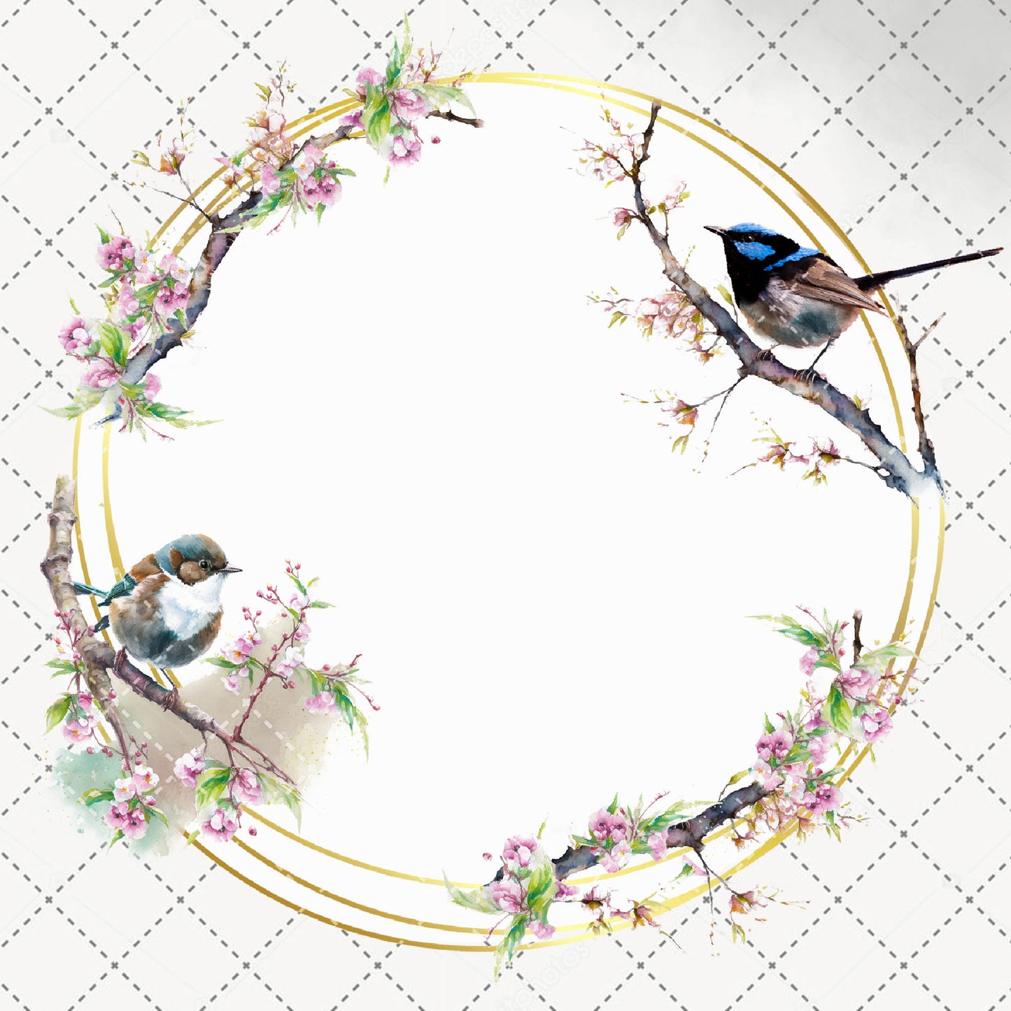 Blue Wren Label Design