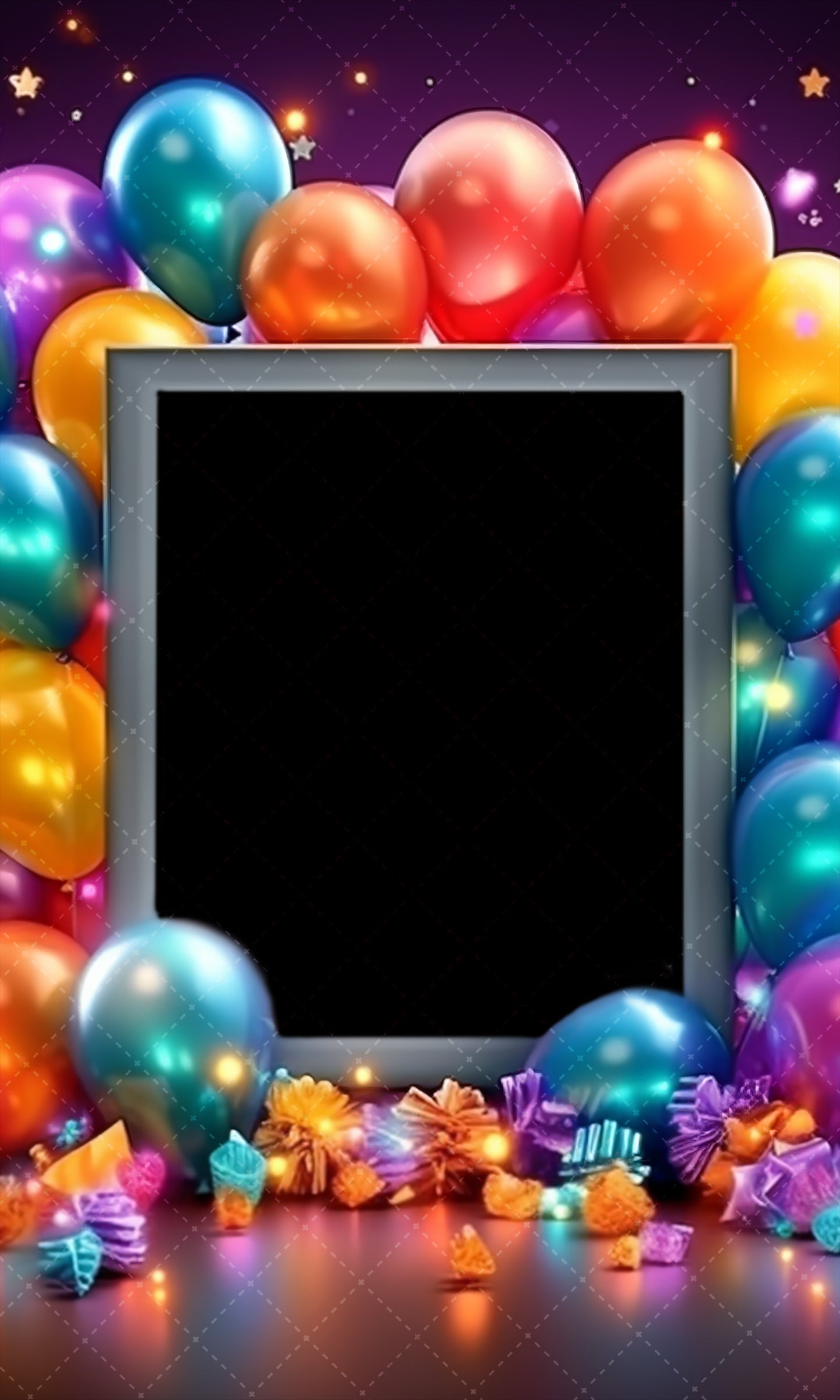 Freebie Happy Birthday Frame Overlay