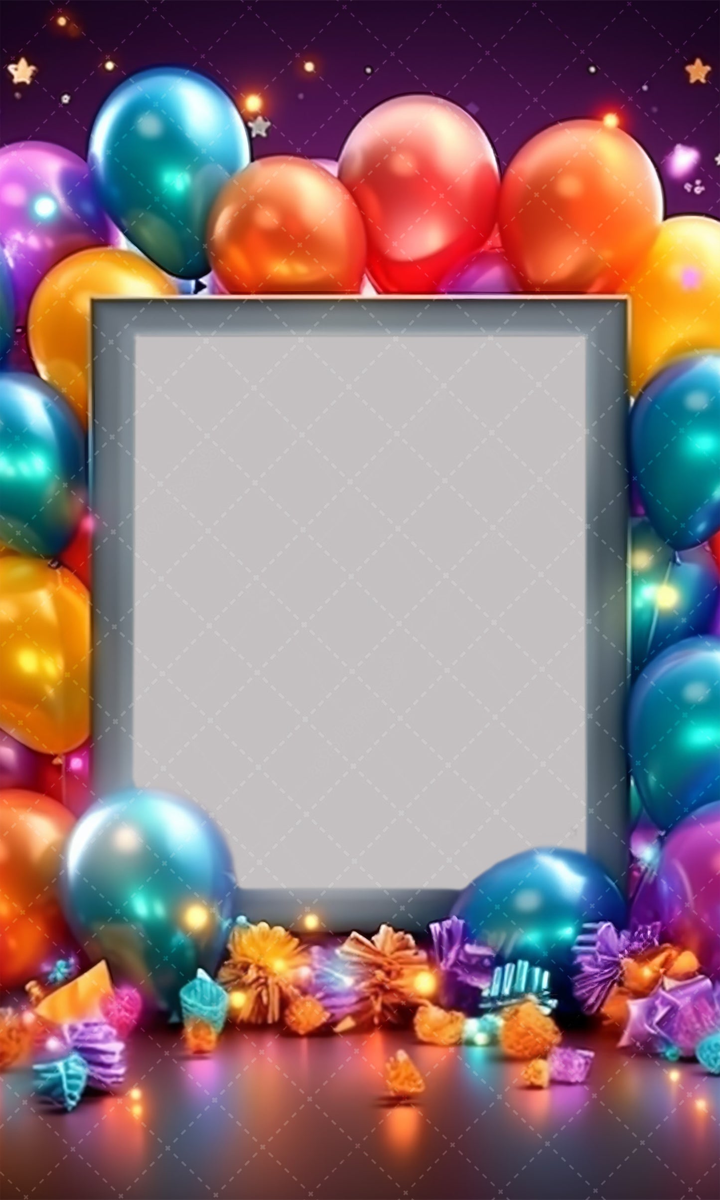 Freebie Happy Birthday Frame Overlay