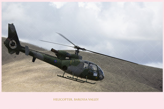 Helicopter, Barossa Valley