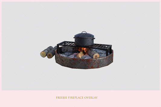 Stock Freebie Fireplace PNG