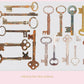 Vintage Keys Overlay