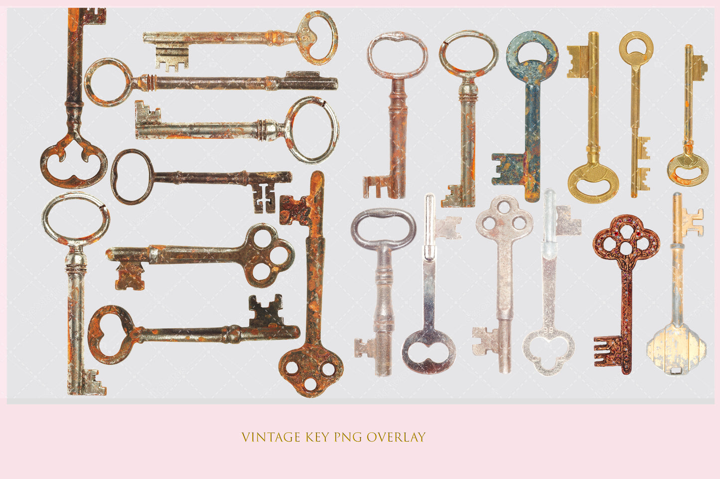 Vintage Keys Overlay