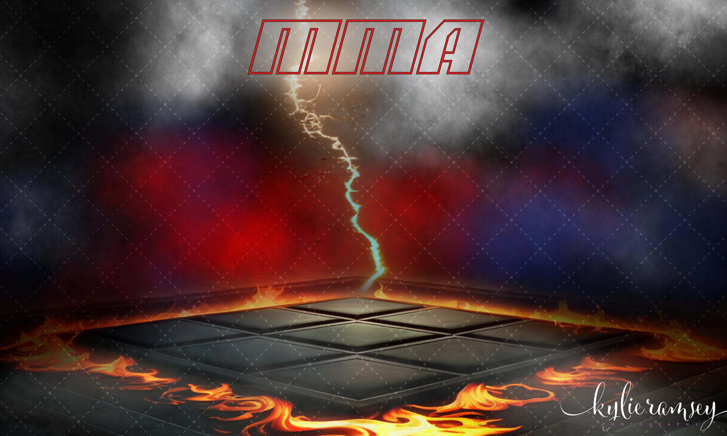 MMA Backdrop